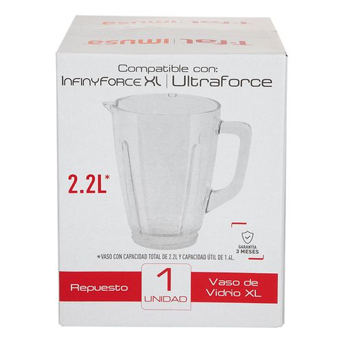 Vaso de Vidrio T-Fal XF21 2.2 Litros