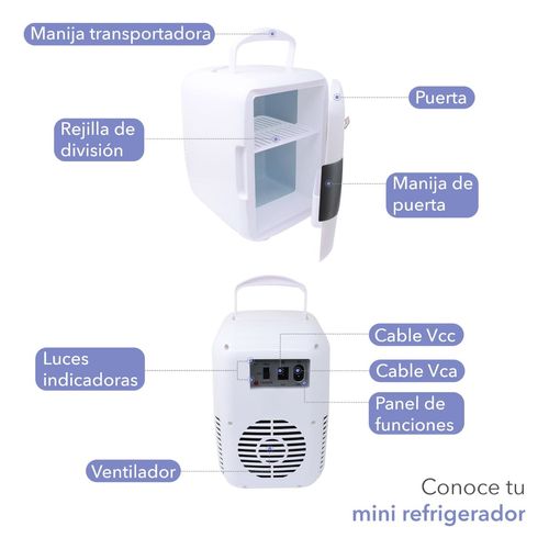 Mini Refrigerador RCA Color Blanco Blanco RC-4W