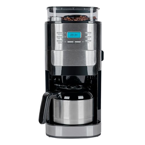 Cafetera y Molino 2 en 1 Daewoo 8 Tazas Negro DCM-1989