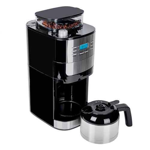 Cafetera y Molino 2 en 1 Daewoo 8 Tazas Negro DCM-1989