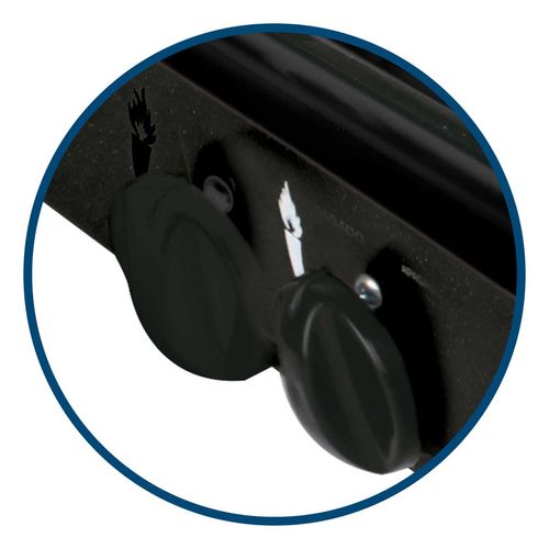 Estufa de Mesa Aksi 4 Quemadores Negro