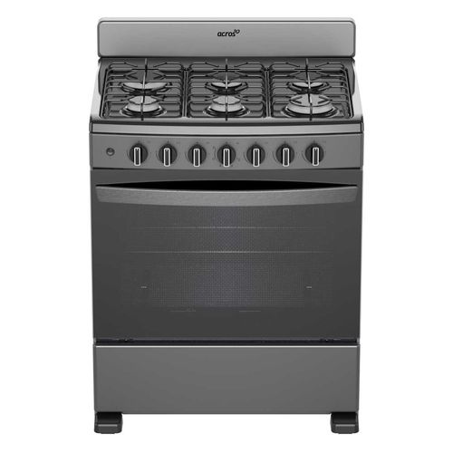 Estufa de Piso Acros 30 Pulgadas 6 Quemadores Negro AFR4010B