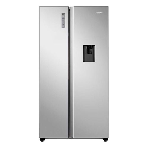 Refrigerador Hisense Side By Side 18 Pies Cúbicos  Gris Rs19n6wcx