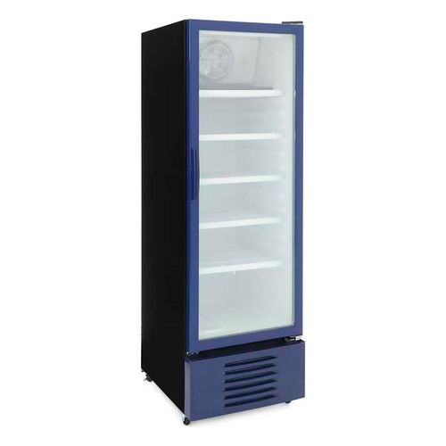 Refrigerador Vitrina 9 Pies Cúbicos Hisense Azul Cvc494n3awx
