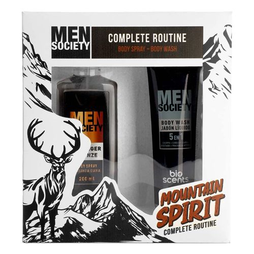 Estuche con Fragancia para Caballero Bioscents Men Society 2 Piezas