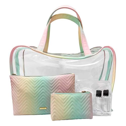 Set Cosmetiqueras de Viaje Modella Cotton con 7 Piezas