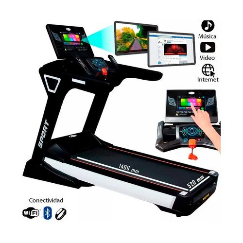 Caminadora Eléctrica Centurfit 3.6 Hp con Pantalla, Wifi