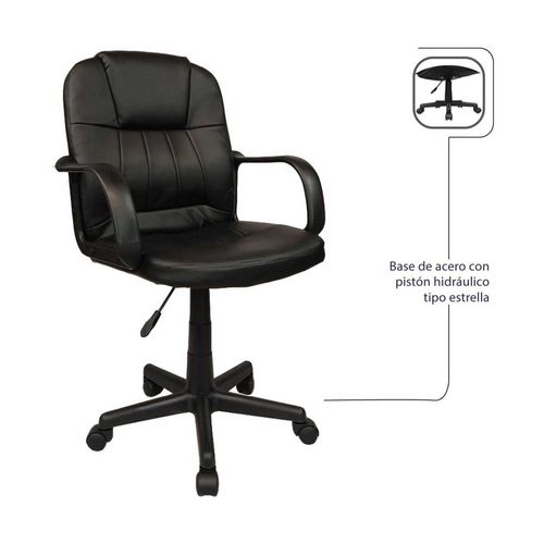 Silla de Oficina Houzer Ajustable Negro