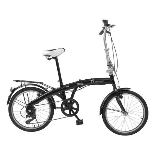 Bicicleta Centurfit Plegable Retro Vintage R20 7V Vbrake Blanca