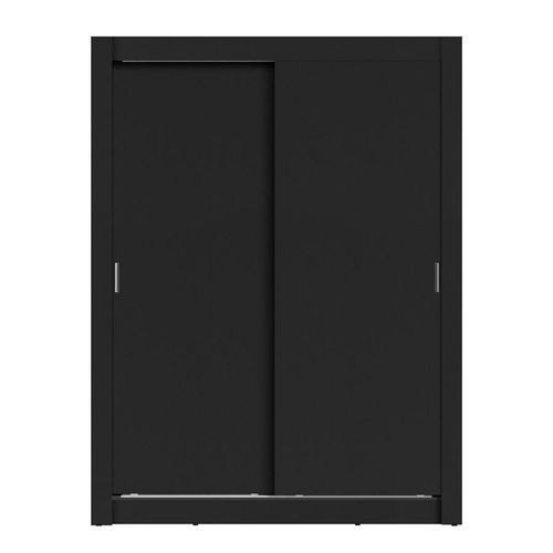 Ropero Madesa Dallas Plus 2 Puertas Corredizas 4 Cajones Negro