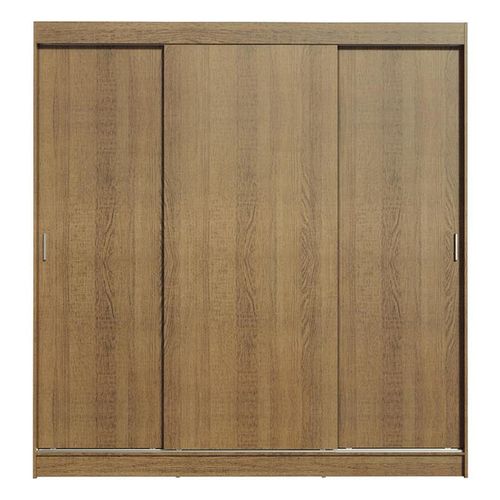 Ropero Doble Madesa Reno 3 Puertas Corredizas - Marron