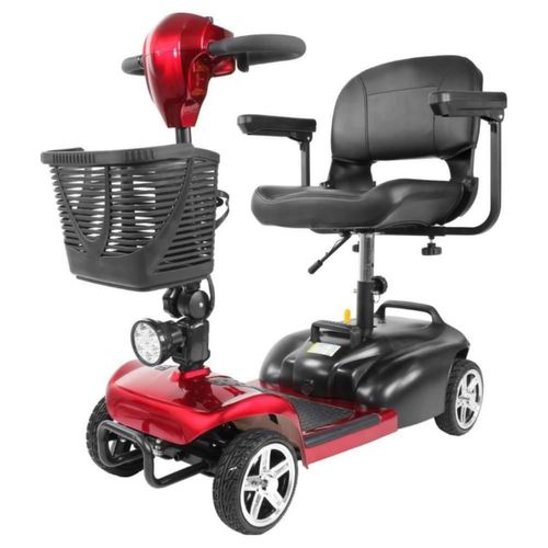 Silla Ruedas Electrica Scooter Recargable Luz Led Plegable Nanofort