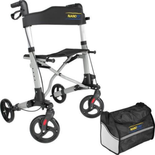 Andadera Silla De Transporte Para Adulto Plegable  Ajustable Nanofort