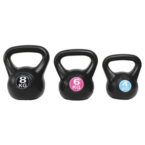 Pesas Rusas Kettlebell 18kg Crossfit Set 8, 13 Y 17 Lb Gym Centurfit