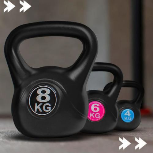 Pesas Rusas Kettlebell 18kg Crossfit Set 8, 13 Y 17 Lb Gym Centurfit