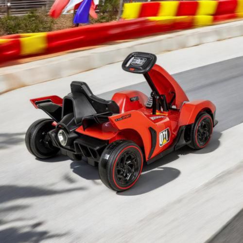 Go Kart Eléctrico Montable Para Niños Con Luz Led Y Música Little Monkey