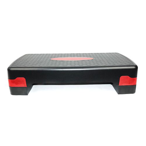 Escalón Step para Ejercicio Brandtrendy Multifuncional Rojo y Negro 2 alturas