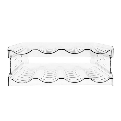 Porta botellas Brandtrendy de Acrílico transparente 2 niveles