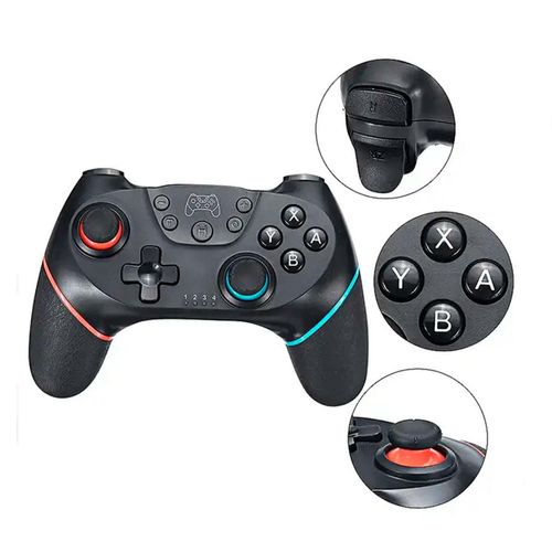 Control Inalámbrico Brandtrendy para Nintendo Switch y PC Color Rojo y Azul