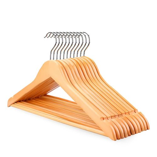 Set de Ganchos de Madera Brandrendy 25 piezas y Cubre Polvo 7 piezas