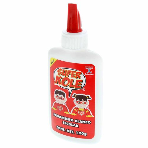 Pegamento Super Kole Blanco Escolar 120