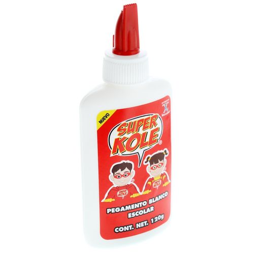 Pegamento Super Kole Blanco Escolar 120