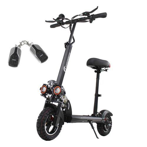 Scooter Eléctrico E-Be Asiento Ajustable Usb Luz Alarma 48 Km/H