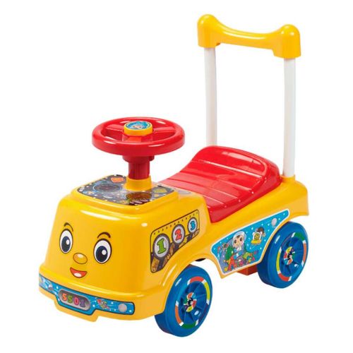 Carrito Montable Infantil Mytoy Walking Car Amarillo 5501