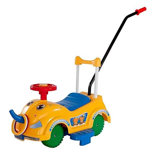 Carrito Montable Infantil Mytoy Elefante con Bastón Amarillo 5528
