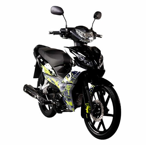 Motocicleta Semiautomática Treck Motors Mt 125CC Negra/verde
