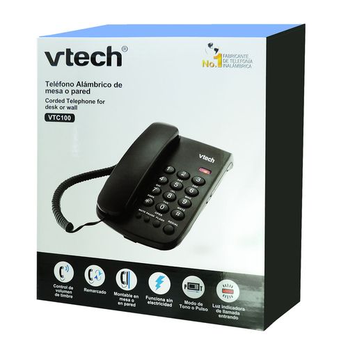 Teléfono Vtech Alámbrico VTC100
