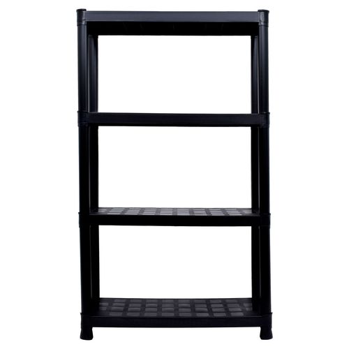 Estante Italhome 4 Niveles Plástico Negro