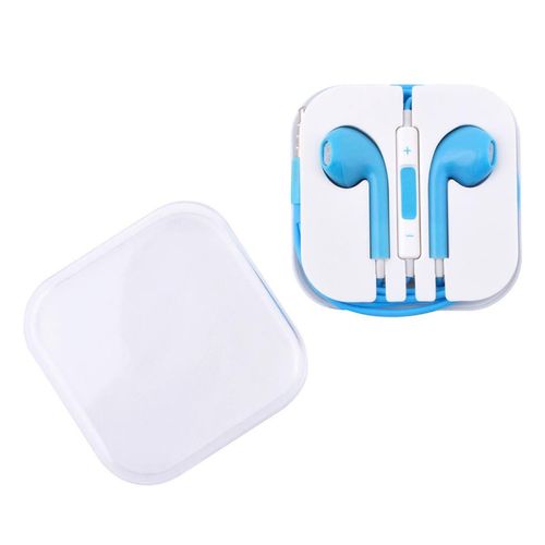 Audífonos unlock manos libres con micrófono azul AUDMAC01BAZ