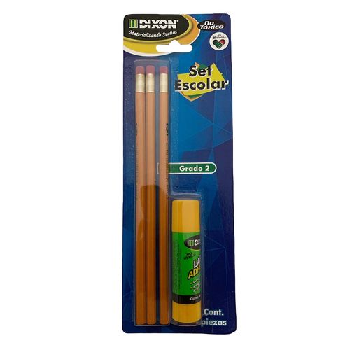 Combo Escolar Dixon 3 Lápices Métricos
