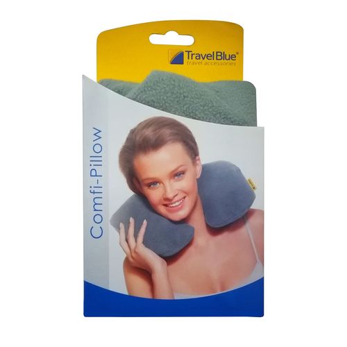 Almohada Travel Blue Suave