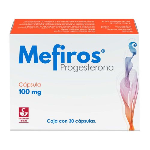 Cápsulas Mefiros 100mg Caja con 30 Piezas