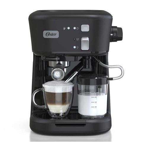Cafetera Oster Prima Latte Jr para Espresso Semiautomática Oster Negra BVSTEM5501B