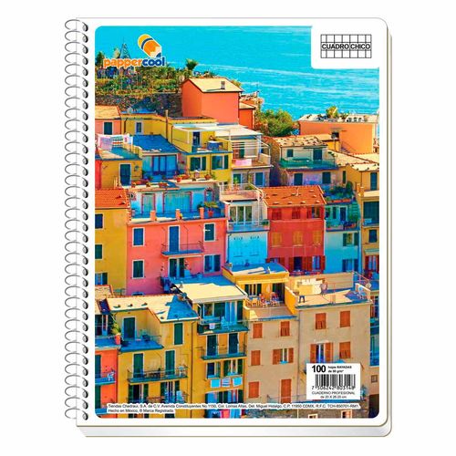 Cuaderno Profesional Papper Cool Cuadro Chico 100 Hojas