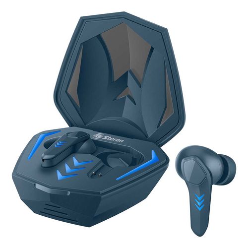 Audífonos Steren FreePods Touch TWS para Gamers Azul AUD-7450AZ