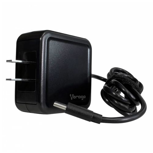 Cargador Vorago Tipo C 45w Multidispositivos Negro AU-501