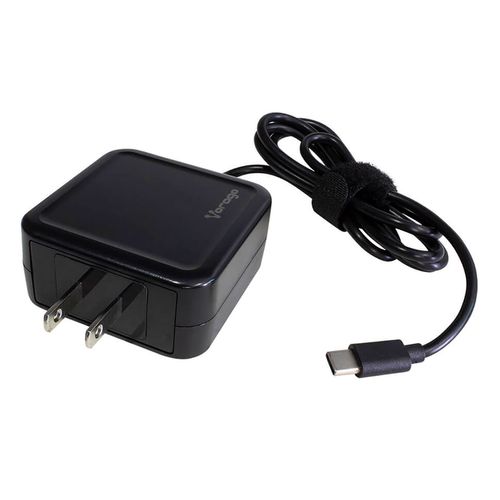 Cargador Vorago Tipo C 45w Multidispositivos Negro AU-501