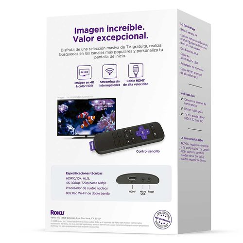 Streaming Roku Tv Express 4K Refurbished