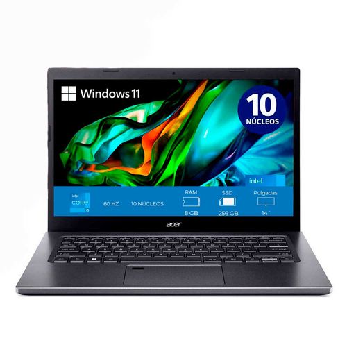 Laptop Acer Aspire 5 Core i5 8GB RAM 256GB SSD + 1TB HDD 14 Pulgadas + Mouse/Funda -Liquidación-