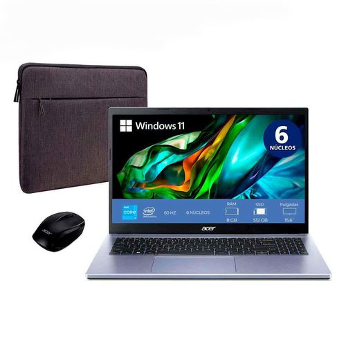 Laptop Acer Aspire 5 Core i5 8GB RAM 256GB SSD + 1TB HDD 14 Pulgadas + Mouse/Funda -Liquidación-