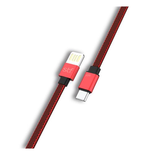 Cable Stf Usb de Carga Tipo C 1m ST-A02862 Rojo