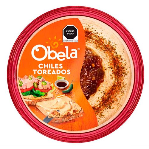 Hummus Obela Dip Chiles Toreados 283.5g