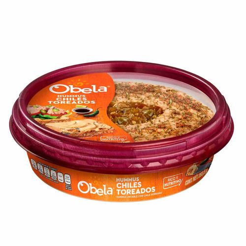 Hummus Obela Dip Chiles Toreados 283.5g