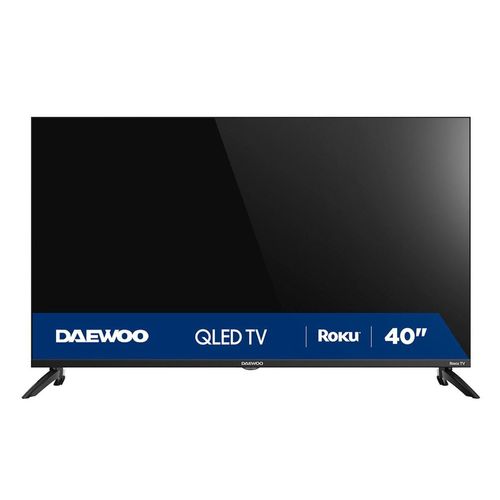 Pantalla Daewoo 40 Pulgadas Smart TV ROKU QLED DAW40QRF