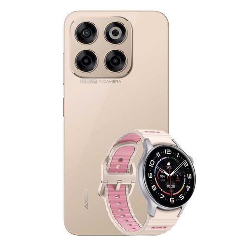 Celular ZTE Axon 70 256 GB Dorado + Smartwatch Telcel