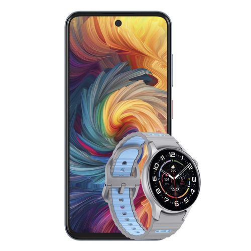 Celular ZTE Axon 70 256 GB Gris + Smartwatch Telcel